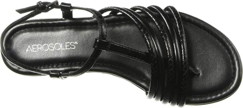 Vista 5 de Aerosoles - Sandalias planas para mujer - Zapatos planos de tiras con plantilla de espuma viscoelástica