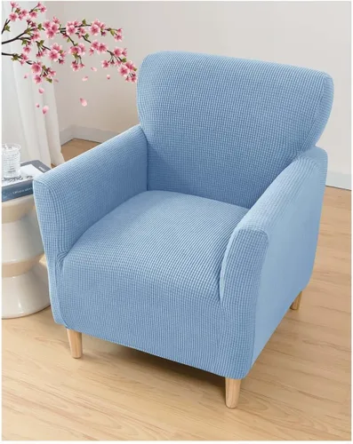 Vista 28 de Fundas elásticas para sillón de sala de estar, fundas protectoras para perros, mascotas y niños, diseño de jacquard con patrón de 1 asiento pequeño