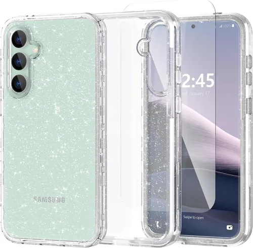 Vista 13 de Funda Magnética Diseñada para Samsung Galaxy S23 FE, con Protector de Pantalla + Protector de Lente de Cámara + Soporte, Funda para Galaxy S23 FE 5G