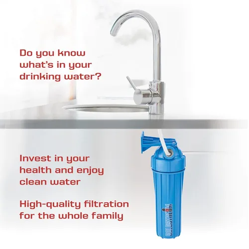 Vista 2 de Coldstream Sistema de purificación de agua debajo del mostrador: filtro para fregadero de cocina, purificador debajo del mostrador, elimina PFA