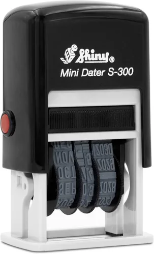 Vista 5 de Rubber Stamp Creation S-300 Fecha Sello - Negro