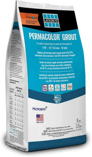 Vista 3 de LATICRETE Lechada PERMACOLOR Gris polvoriento, 25 libras