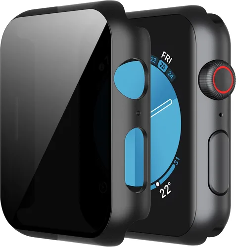 Vista 14 de Misxi - Juego de 2 fundas de PC con protección de privacidad para Apple Watch SE 3 (2025) SE 2 Series 6 Series 5 Series 4 de 40mm, cubierta delgada