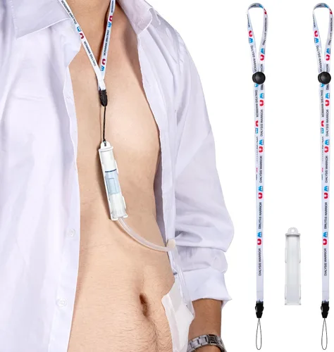 Vista 8 de Soporte patentado de transferencia de diálisis peritoneal para Baxter, accesorios para cinturón de soporte de catéter PD