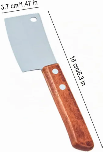 Vista 2 de Mini cuchillo de cocina Set 2 unids paquete caja cortador mini cuchillo de fruta para el hogar cuchillo de queso de cocina