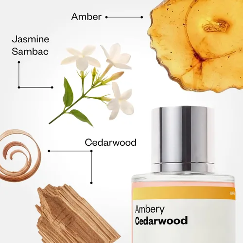 Vista 3 de Dossier - Perfume de Lujo - Ámbar y Cedro - Eau de Parfum - Puro Infundido - Sin Parabenos - Vegano - Para Mujeres - Fragancia 1.7 oz
