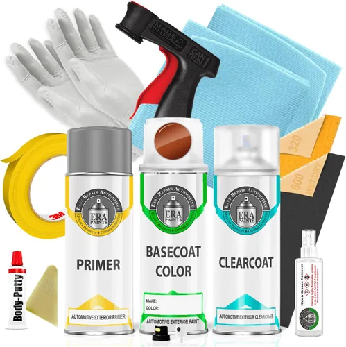 Vista 13 de ERA Paints PEC/VEC - Sinamon Stick Metallic para DODGE Exact Match Automotive Touch Up Paint Spray - Kit esencial 2K