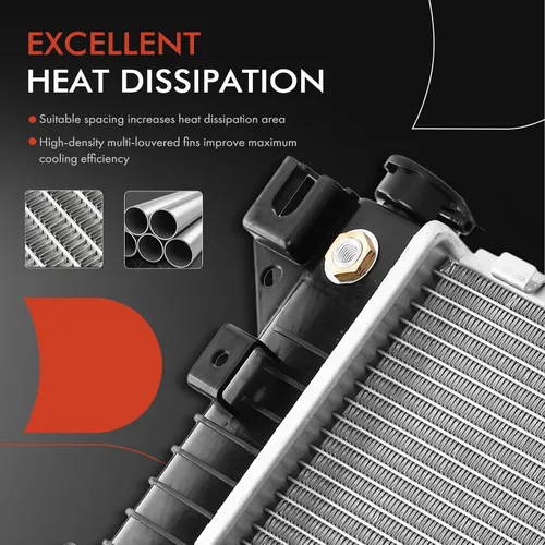 Vista 5 de A-Premium Radiador de refrigerante de motor con enfriador de aceite compatible con Dodge Grand Caravan y Chrysler Town & Country y Plymouth Grand