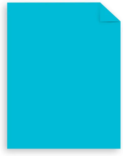 Vista 3 de Astrobrights Mega Collection, papel de colores, azul brillante, 625 hojas, 24 lb/89 gsm, 8.5 x 11 pulgadas, más hojas (91621)