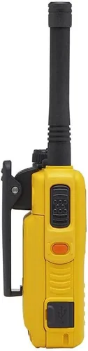 Vista 3 de Paquete de 6 radios digitales Motorola EVX-S24 UHF sumergibles en agua/a prueba de polvo amarillo digital preprogramadas