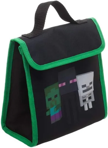 Vista 6 de Minecraft Juego de mochila Minecraft de 4 piezas para niños gris talla única