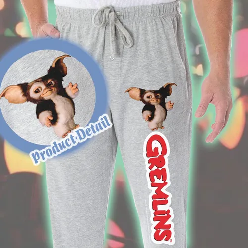Vista 3 de Gremlins - Pantalones de pijama para hombre con logotipo de Gizmo y película clásica