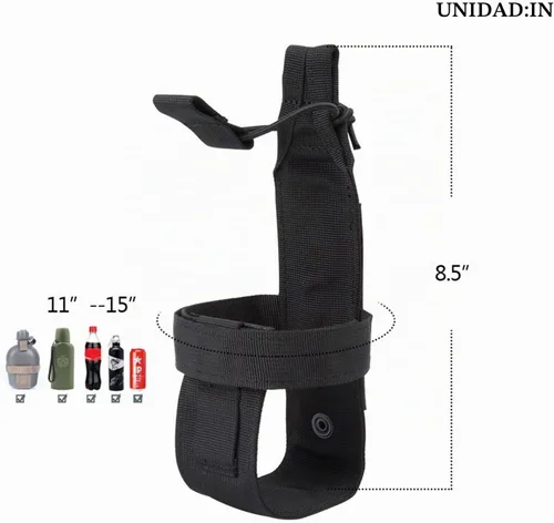 Vista 2 de EXCELLENT ELITE SPANKER - Soporte táctico militar portátil para botellas en el cinturón, con sistema Molle ajustable, soporte para botella de agua