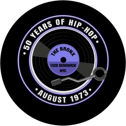 Vista 3 de HIP-HOP 50 AÑOS DESDE 1973 THE BRONX NEW YORK CITY PopSockets intercambiables PopGrip