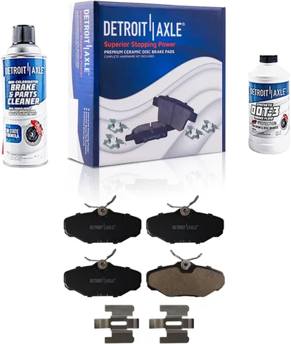 Vista 12 de Detroit Axle - Zapatas de freno traseras para Chevrolet Aveo Aveo5 Spark Pontiac G3 Suzuki Swift+ Reemplazo de zapatas de freno semimetálicas