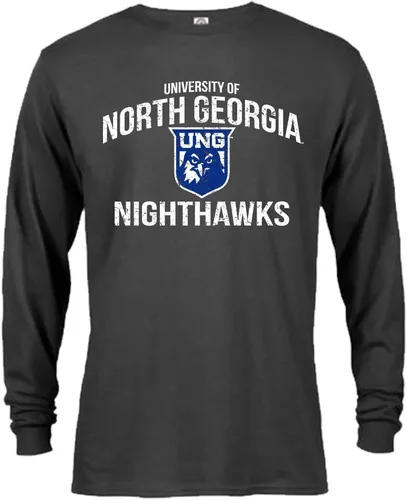 Vista 18 de Sport Your Gear Camiseta de manga larga con licencia oficial, estilo retro y envejecido para fanáticos universitarios