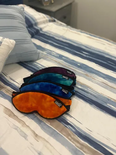 Vista 5 de Dream Essentials Utopia - Máscara de lujo para dormir, hecha a mano en los Estados Unidos, algodón transpirable, diadema ancha ajustable, hombres