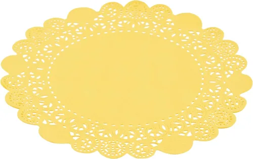 Vista 37 de Restaurantware Pastry Tek Blondas de Encaje de 4 x 4 Pulgadas 100 Vajilla Decorativa - Blondas de Mesa Desechables Redondas de Papel Negro