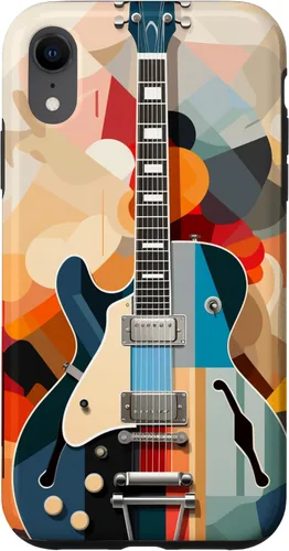 Vista 25 de Electric Guitar Abstract Art Cover Phone Case for iPhone 17