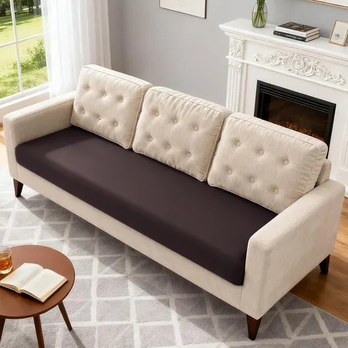 Vista 9 de TAOCOCO Fundas de Cojines de Sofá Elásticas Fundas de Asiento de Silla para Sillón, Fundas de Asiento de Sofá de 1 Pieza Protector de Muebles Suave