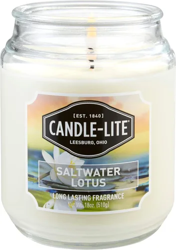 Vista 17 de Candle-lite Velas perfumadas de otoño, pera Anjou y manzana con ámbar dorado, frasco de 18 onzas con mecha única, orgullosamente fundido en EE. UU.