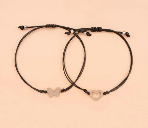 Vista 5 de TARLEE Natural crystal healing bracelet, Bracelet pink feng shui amulets of love, adjustable bracelet amulets to attract love, popular and lucky