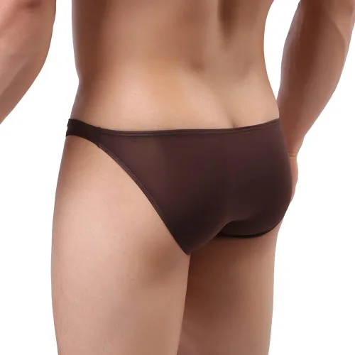 Vista 5 de Summer Code - Calzoncillos slip de seda para hombre , de tiro bajo