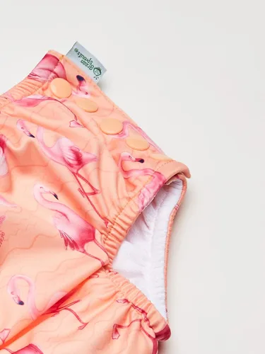 Vista 2 de i Play - Pañales de natación absorbentes reutilizables para niñas, flamencos coralinos de 6 meses, Flamencos de Coral