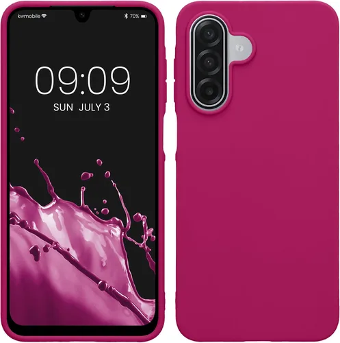 Vista 116 de kwmobile Funda compatible con Samsung Galaxy A12 - Funda protectora de silicona TPU suave y delgada - Azul Báltico Azul (Baltic Blue)
