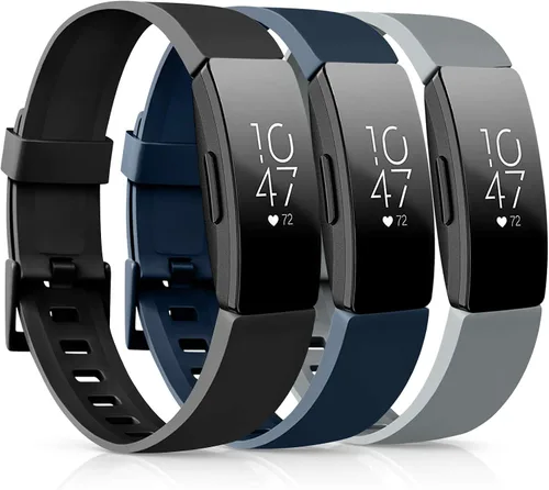 Vista 12 de Correas de poliuretano termoplástico (TPU) suave compatibles con Fitbit Inspire HR, Fitbit Inspire, Fitbit Ace 2, pulseras deportivas impermeables
