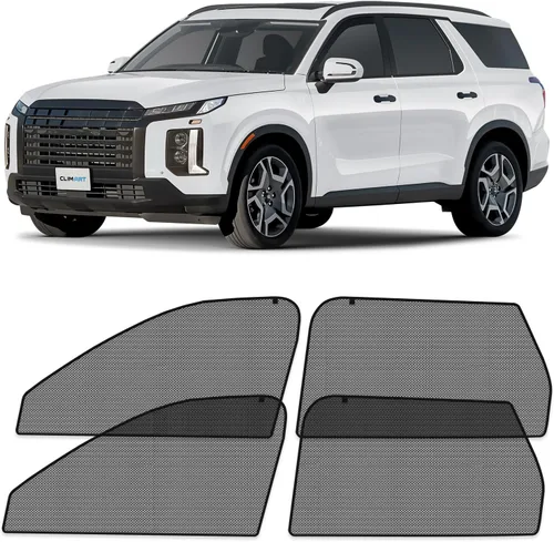 Vista 43 de CLIM ART Parasol para parabrisas para BMW X3 2018-2024, parasol plegable de ajuste personalizado, protector solar del vehículo, cubierta del Negro
