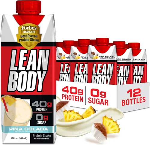 Vista 26 de LEAN BODY - Paquete variado de 8 sabores, 1.41 onzas de proteína, cero azúcar, 24 vitaminas y minerales para apoyar la salud inmunológica, 17 onzas