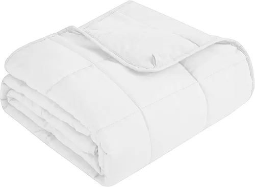 Vista 24 de Topcee Manta con peso (3 libras, 36 x 48 pulgadas), manta refrescante pesada para dormir, se aplica a 20-40 libras, manta suave y gruesa