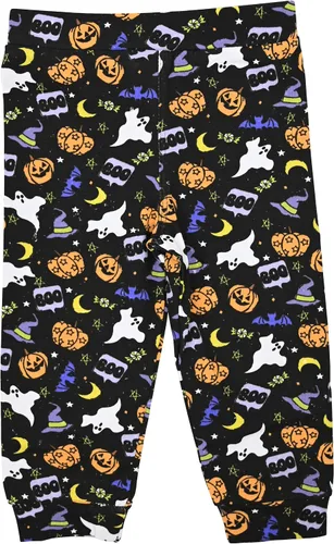 Vista 5 de Traje de Halloween unisex de 2 piezas con bordado Haunt It Layette para bebé