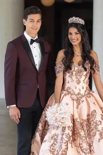 Vista 8 de Trajes ajustados para hombre, traje de 3 piezas de doble botonadura para hombres, boda, fiesta, negocios, chaleco y pantalones con corbata