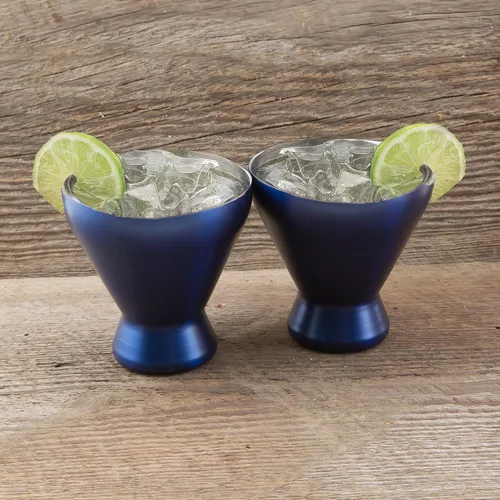 Vista 7 de Cambridge Silversmiths - Juego de 2 vasos de cóctel aislados de 11 onzas