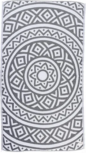 Vista 10 de Bersuse Toalla turca Yucatan de doble capa 100% algodón, 39 x 71 pulgadas, color negro