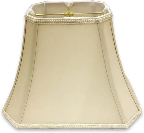 Vista 8 de Royal Designs, Inc. Sombra de lámpara de campana con corte rectangular, diseño de araña, cáscara de huevo, 8 x 14 x 10.6, 2 Pk, DSO-68-14EG-2