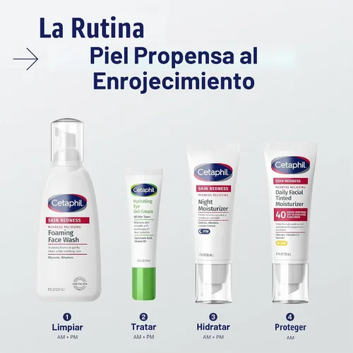 Vista 5 de Cetaphil Redness Alivia la humedad facial diaria SPF 20, 473 ml