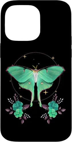 Vista 8 de Bonita funda con temática de Luna Moth Beautiful Butterfly Insect Lover para iPhone 15