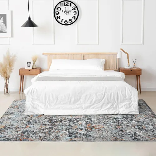 Vista 11 de LUXE WEAVERS Alfombra vintage floral azul 5x7