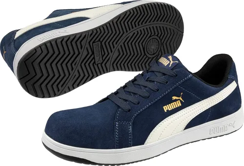 Vista 6 de PUMA SAFETY Men's Iconic Low Work Shoes Composite Toe Slip Resistant EH