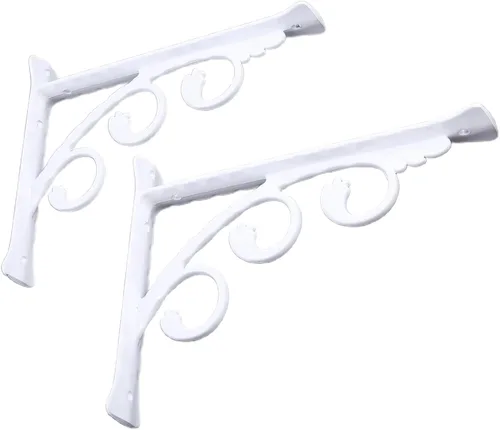 Vista 7 de 2 soportes flotantes de forma triangular para estantes invisibles, soportes de metal derecho montados en la pared, soporte triangular para estantes