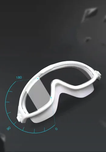Vista 2 de ROER - Gafas de natación con equipo deportivo correctivo miope, sin fugas, antivaho para hombre miope, mujer y adulto