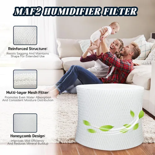 Vista 4 de MAF2 Filtro humidificador de repuesto para AIRCARE Essick Air Moist Air MA0800 MA0600 MA08000 MA0601 para Kenmore 15408 15508 154080 17006 29706