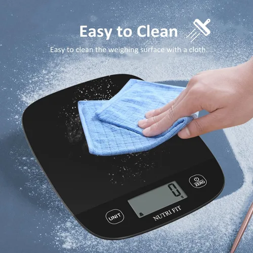 Vista 7 de Báscula de alimentos para básculas de cocina, digital, pesa gramos y onzas, báscula de repostería precisa para pérdida de peso, cocina, café, dieta