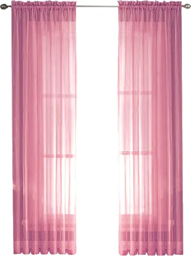 Vista 26 de Sapphire Home Cortinas traslúcidas negras de 63 pulgadas de largo, juego de 2 paneles de cortinas traslúcidas, filtrantes de luz, cortinas Negro