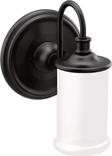 Vista 21 de Moen YB6461ORB Belfield - Accesorio de tocador de baño de doble montaje con 1 luz con vidrio esmerilado, bronce aceitado