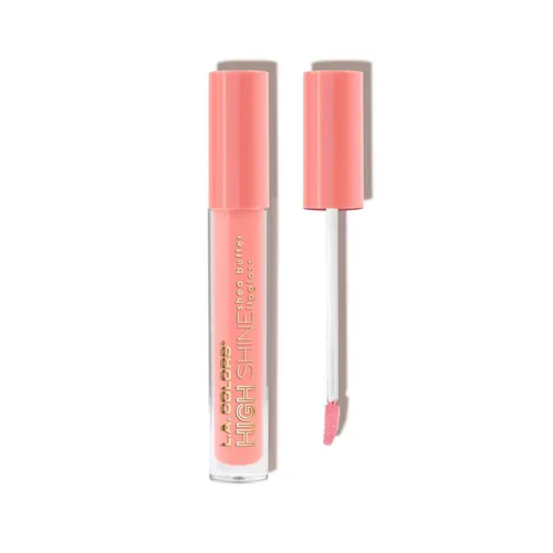 Vista 3 de Manteca de Karité Lip Gloss de lato brillo L.A. Colors, de 0,14 onza, Bebé Pastelillos (Baby Cakes)