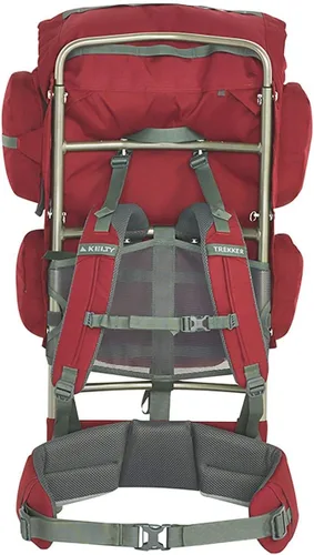 Vista 5 de Kelty Mochila Trekker 65, color rojo granate